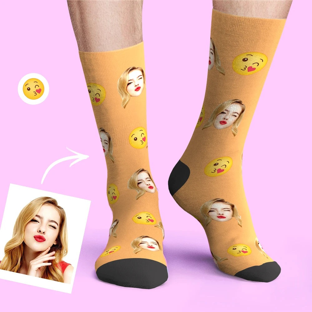 Gepersonaliseerde sokken met foto - Sokken met gezicht