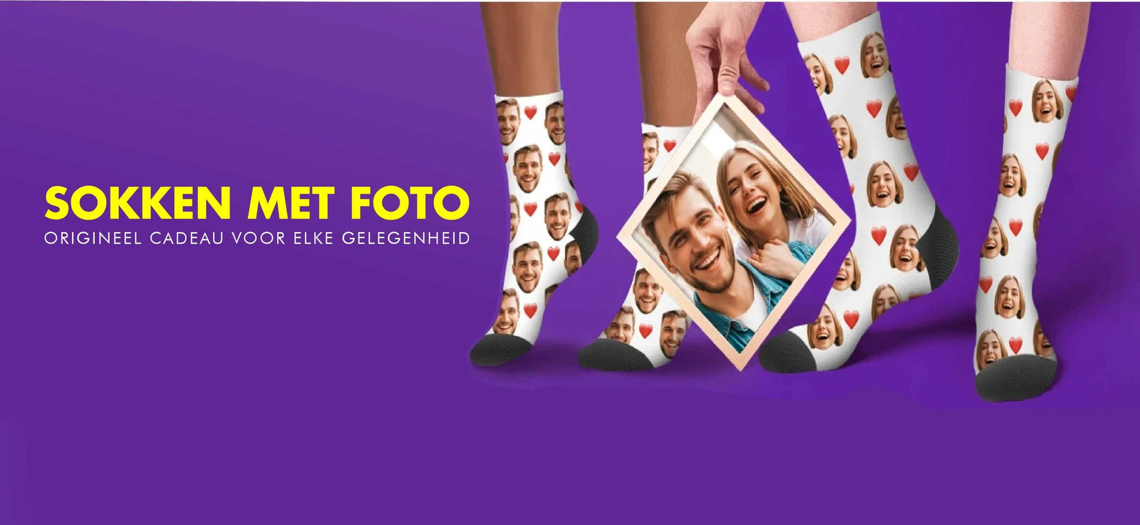 deadline semester Respectievelijk Sokken Met Foto - Meest Originele Cadeau Van Het Jaar - Sokken Foto NL -  Sokken met gezicht